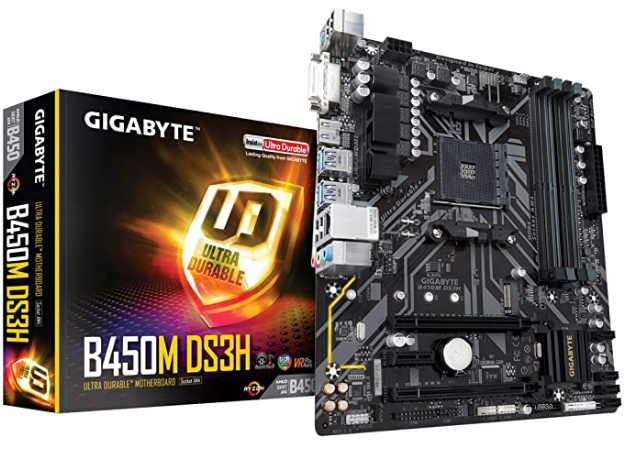 Gigabyte B450M DS3H Motherboard